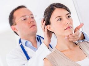 Diagnostics of the cervical cheese rose in a neurologist